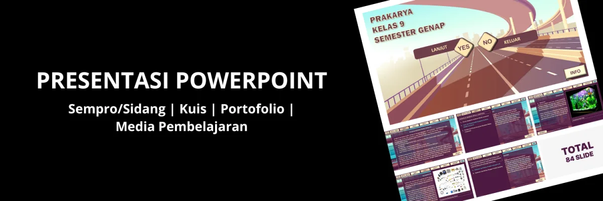 Banner layanan Presentasi PowerPoint